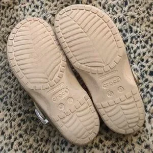 CROCS Crocodile Embossed in Gold Sz. 12 CROCS | Shoes | Crocs Crocodile Embossed In Gold Sz 2 | Poshmark main image 2